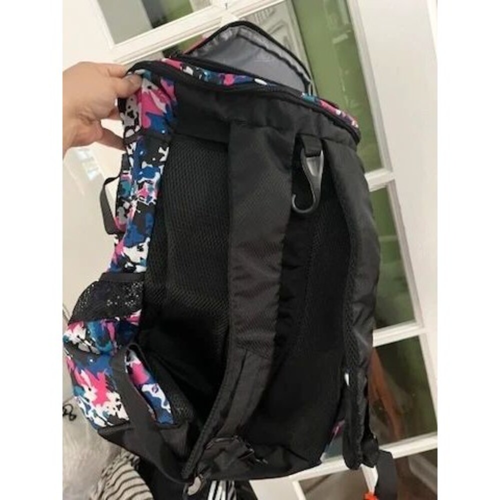 Multi-Color Abstract Pattern Softball Backpack - Picture 4 of 4